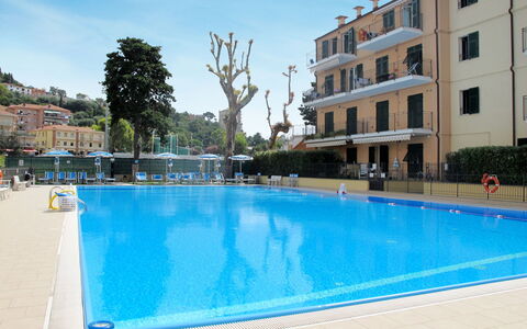 Cala Azzurra (Imp312): Water, Sky, Building, Property, Window, Swimming Pool, Azure, Plant, Tree, House
