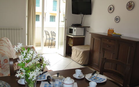 Cala Azzurra (Imp312): Room, Property, Furniture, Interior Design, House, Building, Table, Living Room, Floor, Dining Room