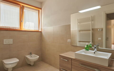 Gamma: Mirror, Bathroom Cabinet, Cabinetry, Plumbing Fixture, Property, Sink, Window, Tap, Bathroom, Building