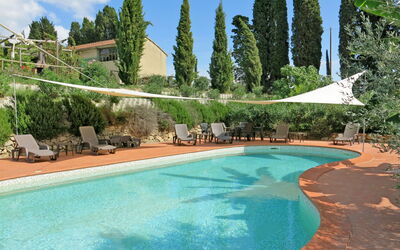 Casciana Terme 651: Swimming Pool, Property, Natural Landscape, Real Estate, Water, Leisure, Resort, House, Resort Town, Villa