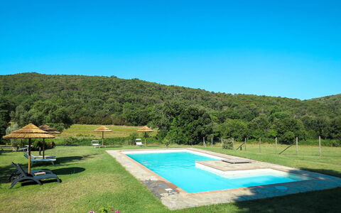 Roccastrada 622: Sky, Water, Plant, Swimming Pool, Tree, Azure, Natural Landscape, Vegetation, Shade, Land Lot