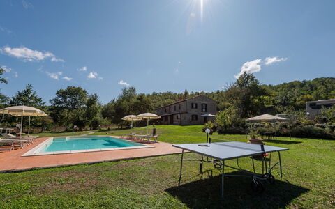 Alighiero Ii: Sky, Cloud, Plant, Water, Table, Tree, Shade, Land Lot, Swimming Pool, Natural Landscape