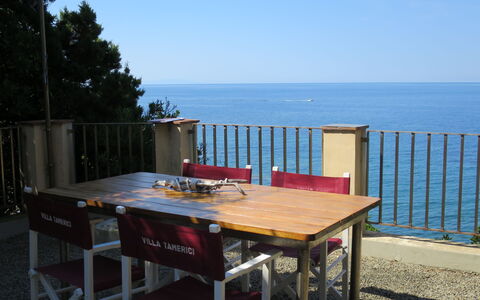 Tamerici: Property, Table, Room, Furniture, Sky, House, Vacation, Building, Sea, Real Estate