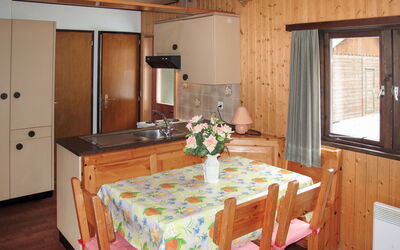 Edelweiss 636.1: Room, Furniture, Property, Building, Cabinetry, Interior Design, Table, Floor, Dining Room, Hardwood