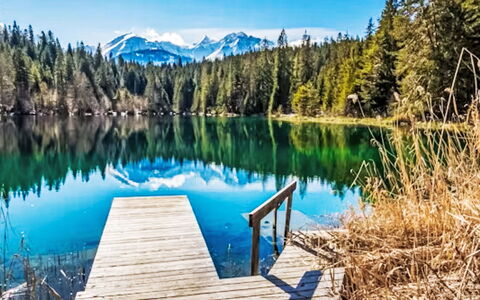 Crap Grisch: Blue, Water, Body Of Water, Nature, Natural Landscape, Reflection, Summer, Bank, Lake, Wilderness