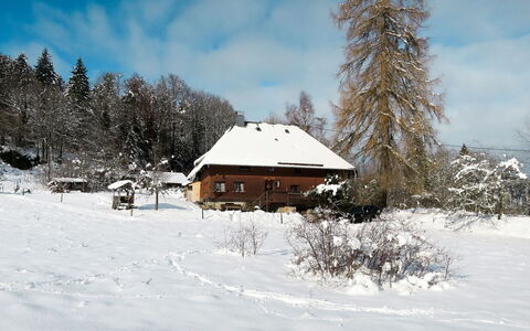 Bistenhof: Snow, Winter, Sky, Tree, Home, Freezing, House, Property, Cloud, Cottage