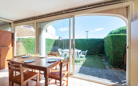 Vaux sur Mer 110: Plant, Furniture, Property, Table, Sky, Azure, Interior Design, Shade, Chair, Wood