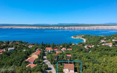 Crikvenica Jadranovo 612: Water, Sky, Property, Plant, Azure, Nature, Natural Landscape, Building, Tree, Lake