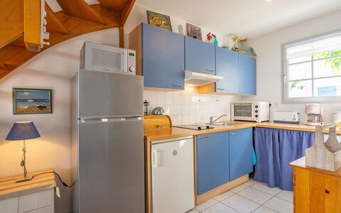 Les Jardins D'Agathe: Cabinetry, Furniture, Building, Kitchen, Window, Kitchen Appliance, Wood, Interior Design, Home Appliance, Floor