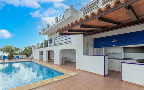 Peñiscola 619: Cloud, Water, Sky, Property, Blue, Swimming Pool, Building, Shade, Interior Design, House