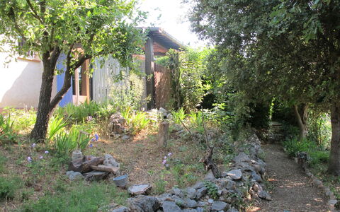 Villa Audrey: Plant, Plant Community, Building, Tree, Natural Landscape, Land Lot, Vegetation, Bedrock, House, Grass