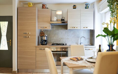 Casa del Pergulin (Lmz325): Property, Furniture, Table, Countertop, Cabinetry, Plant, Interior Design, Kitchen, Wood, Architecture