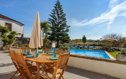 Pena: Sky, Plant, Cloud, Water, Table, Furniture, Azure, Building, Tree, Outdoor Furniture