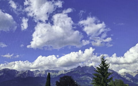 Saalfelden am Steinernen Meer 613: Sky, Blue, Cloud, Mountainous Landforms, Daytime, Nature, Mountain, Cumulus, Hill, Landscape