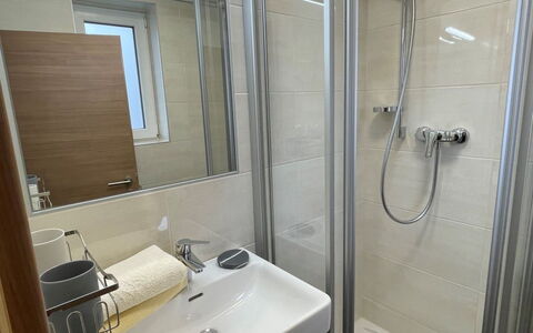 Penz: Mirror, Plumbing Fixture, Tap, Sink, Property, Bathroom Sink, Shower Head, Bathroom, Shower
