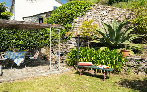 Molini di Prelà 627: Furniture, Shrub, Garden, Outdoor Furniture, Chair, Groundcover, Backyard, Shade, Landscaping