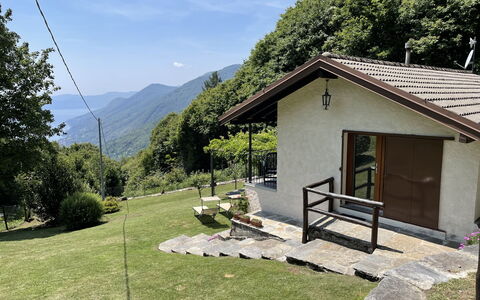 Baita Lavu': Sky, Plant, Cloud, Building, Mountain, Natural Landscape, Tree, Land Lot, House, Window