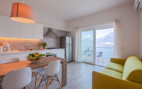 Brenzone 699: Room, Interior Design, Property, Furniture, Living Room, Building, Yellow, House, Table, Floor