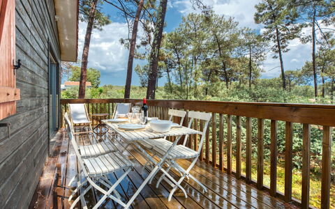 Picasso: Sky, Cloud, Plant, Wood, Tree, Vegetation, Porch, Floor, Real Estate, Leisure