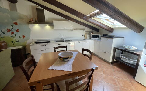 Il Ghiro: Furniture, Table, Chair, Kitchen, Wood, Countertop, Flooring, Floor, Kitchen Appliance, Cabinetry