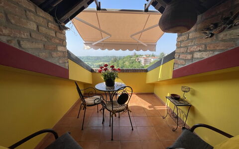 Il Ghiro: Furniture, Plant, Table, Building, Chair, Shade, Houseplant, House, Wood, Flooring