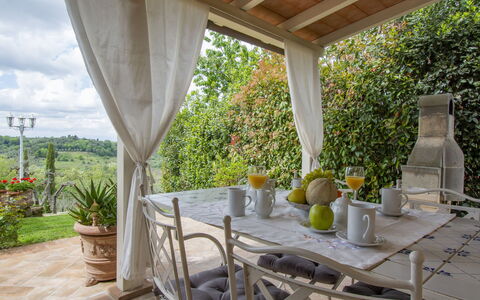 L' Ulivo: Plant, Table, Property, Furniture, Flowerpot, Tableware, Wood, Building, Porch, Houseplant