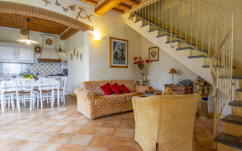 L' Ulivo: Property, Furniture, Table, Couch, Decoration, Interior Design, Chair, Living Room, Flooring, Wood