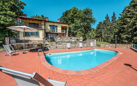 Caiano: Swimming Pool, Property, Real Estate, Vacation, Building, House, Leisure, Residential Area, Estate, Azure