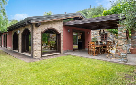 Villa Monterosso (Imp420): Roof, Home, House, Door, Garden, Estate, Cottage, Column, Shade, Farmhouse