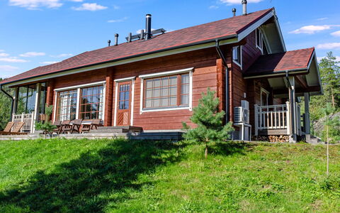 Villa Hymy: Furniture, Chair, Outdoor Furniture, Table, Wood, Outdoor Table, Kitchen & Dining Room Table, Shade, Garden, Umbrella