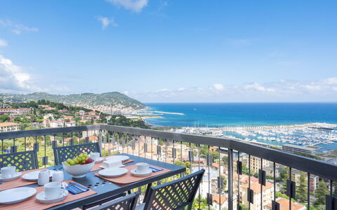 Terre Bianche: Property, Real Estate, Sky, Balcony, Building, Ocean, Condominium, Azure, Room, Vacation