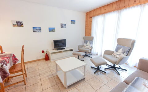 Thyon-Les Collons 634: Furniture, Property, Chair, Comfort, Flooring, Floor, Curtain, Living Room, Wall, Real Estate