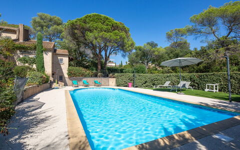 Alsabreizh: Water, Plant, Swimming Pool, Sky, Azure, Tree, Shade, Chair, Rectangle, Leisure