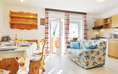 Vigo Di Fassa 644: Furniture, Property, Building, Azure, Table, Orange, Wood, Interior Design, Decoration, Lighting