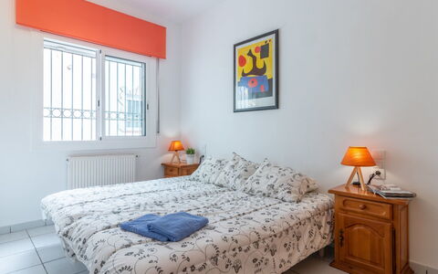 Green House: Bedroom, Bed, Furniture, Room, Property, Bed Sheet, Bed Frame, Orange, Interior Design, Bedding