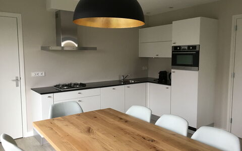 Oesterdam Resort: Countertop, Room, Property, Furniture, Interior Design, Kitchen, House, Ceiling, Floor, Building