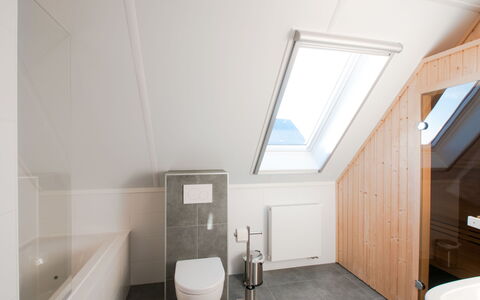 Oesterdam Resort: Building, Plumbing Fixture, Toilet, Bathroom, Toilet Seat, Interior Design, Floor, Wood, Flooring