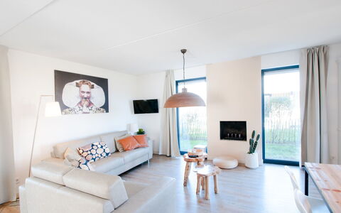 Oesterdam Resort: Room, Living Room, Property, Furniture, White, Interior Design, House, Building, Floor, Coffee Table