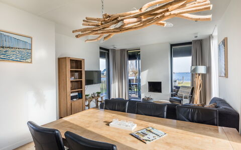 Oesterdam Resort: Room, Property, Interior Design, Furniture, Building, Ceiling, Living Room, Table, Wall, House