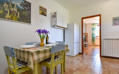 Santin: Room, Property, Furniture, Floor, Yellow, Interior Design, House, Building, Dining Room, Real Estate