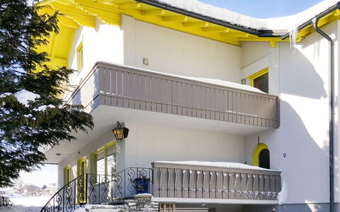 Viola: Property, House, Yellow, Building, Real Estate, Balcony, Architecture, Home, Facade, Material Property