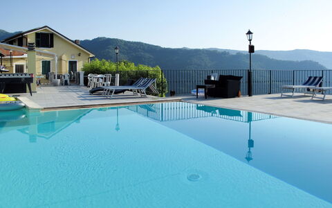 Valloria 605: Sky, Water, Property, Building, Swimming Pool, Azure, Window, House, Leisure, Mountain