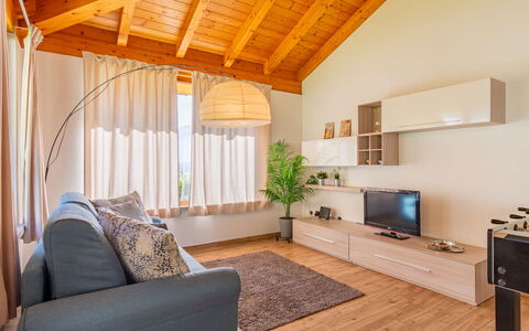 Villa del Sole: Furniture, Property, Couch, Comfort, Building, Wood, Interior Design, Houseplant, Window, Floor