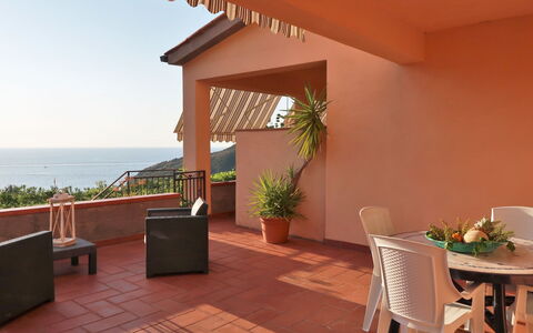 Nisportino 601: Property, Building, Room, Real Estate, Balcony, House, Apartment, Furniture, Villa, Floor