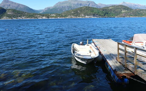 Sandvikfjellet: Water, Sky, Mountain, Water Resources, Boat, Watercraft, Azure, Blue, Boats And Boating--Equipment And Supplies, Vehicle