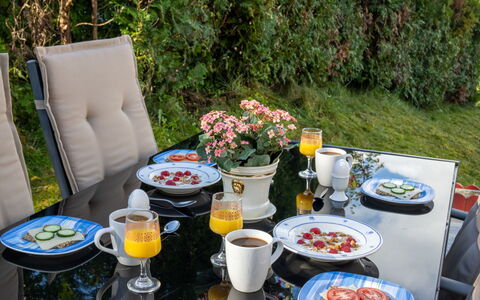 Soltun: Tableware, Table, Plant, Furniture, Dishware, Food, Cup, Textile, Chair, Drinkware