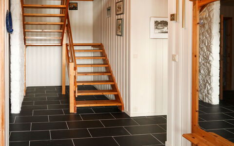 Gule Huset: Building, Stairs, Wood, Flooring, Door, Interior Design, Wood Stain, Floor, Ladder