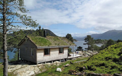 Svanöy: Cloud, Sky, Plant, Window, Mountain, Building, Natural Landscape, Tree, House, Highland