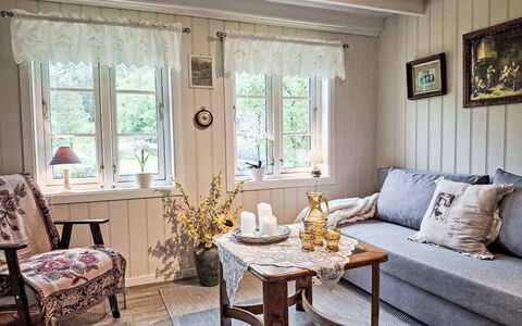 Nedregård: Furniture, Interior Design, Wood, Flooring, Floor, Lighting, Home, Room, Living Room, Couch