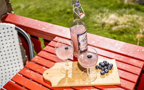Fjellbris: Bottle, Tableware, Drinkware, Barware, Glass, Glass Bottle, Food